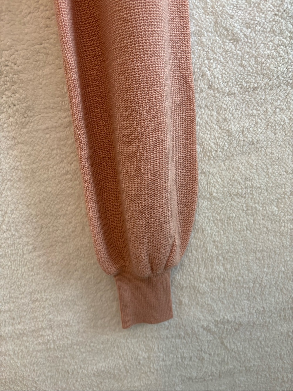 Beach Riot Kenzi Adjustable Tie Front Lightweight Sweater Rose Size Large - Picture 4 of 10